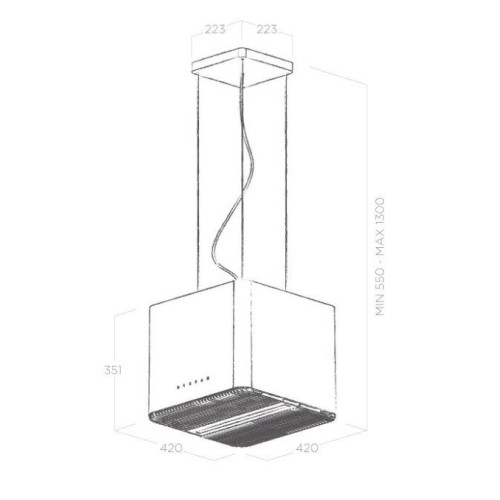 Вытяжка ELICA PIX BL/F/42 в Краснодаре