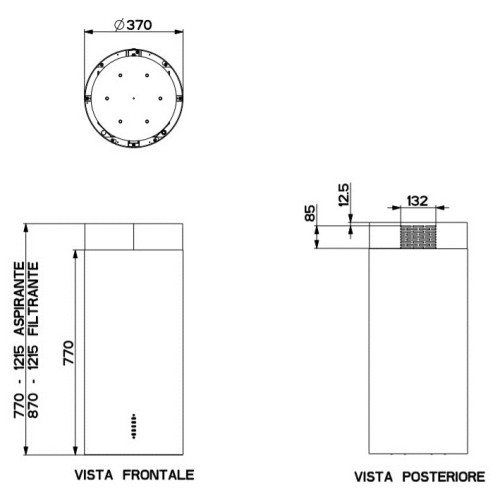 Вытяжка Faber CYLINDRA ISOLA PLUS WH GLOSS A37 в Краснодаре