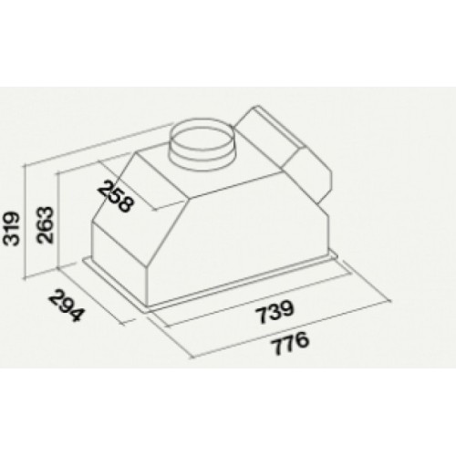 Встраиваемая вытяжка Falmec Gruppo Incasso GREEN TECH 70 в Краснодаре
