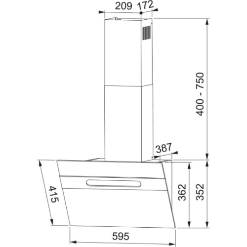 Вытяжка Franke STERLING 60 WH в Краснодаре