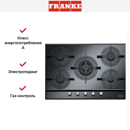 Независимая варочная панель Franke FHCR 705 4G TС BK C в Краснодаре