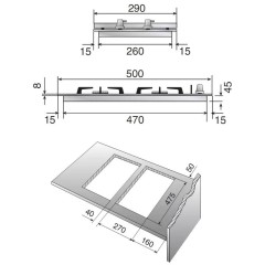 Гриль Ilve H30B/ IX