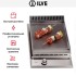 Варио-прибор (ДОМИНО) Ilve H30PFV Stainless-Steel (ручки латунь) в Краснодаре