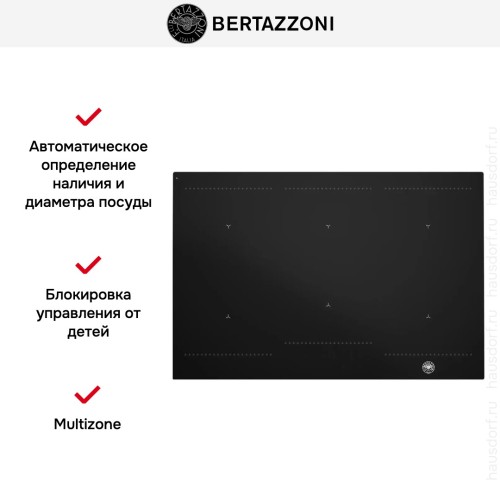 Варочная панель Bertazzoni P786IM3B2NE в Краснодаре