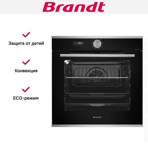 Встраиваемый духовой шкаф Brandt BOH7532LX в Краснодаре