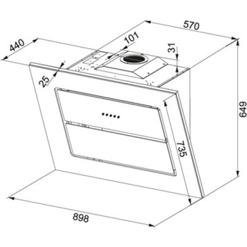 Вытяжка Franke FLS 905 BK в Краснодаре