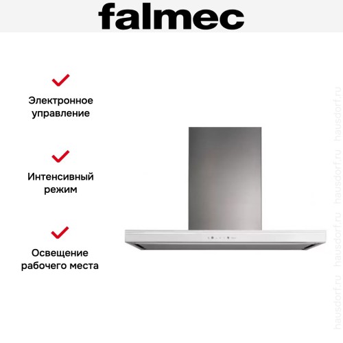 Вытяжка Falmec Lumina 90 Glass White wall (NRS) в Краснодаре
