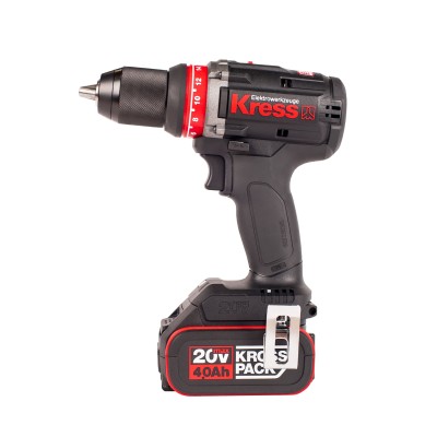 Дрель аккумуляторная KRESS KU124 20V 4,0Ач кейс