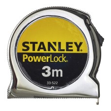 Рулетка STANLEY MICRO POWERLOCK  измерительная 3м*19мм     0-33-522