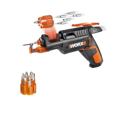 Отвертка аккумуляторная WORX WX255 SD Slide Driver 4V + ЗУ + набор бит (6 шт)