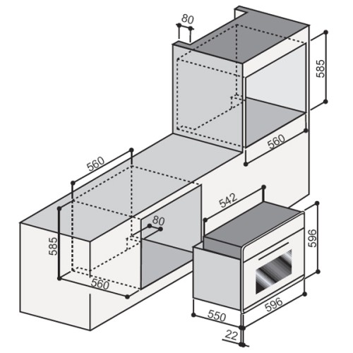 Духовой шкаф Ilve 600-CMP GR в Краснодаре