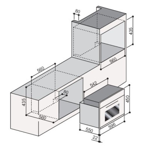 Духовой шкаф Ilve 645-LMP в Краснодаре