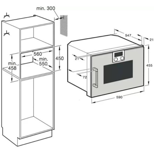Духовой шкаф-пароварка Gaggenau BSP 250-100 в Краснодаре