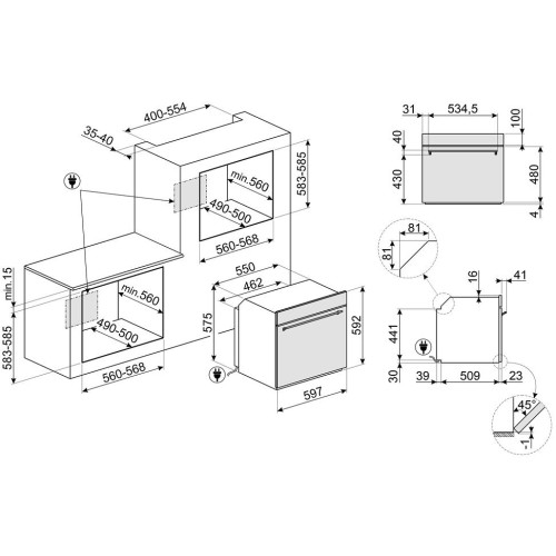 Духовой шкаф Smeg SO6302M2N в Краснодаре
