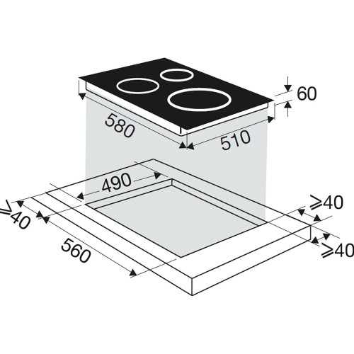 Индукционная варочная панель Brandt BPI3641PB в Краснодаре