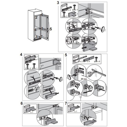 Встраиваемый холодильник Franke FCB 320 NE E в Краснодаре
