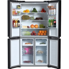 Холодильник Hyundai CM5005F черное стекло