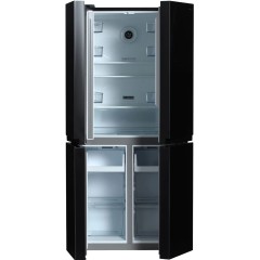 Холодильник Hyundai CM5005F черное стекло