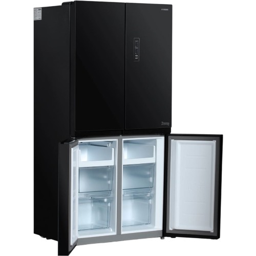 Холодильник Hyundai CM5005F черное стекло в Краснодаре