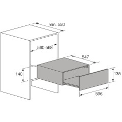 Встраиваемый подогреватель посуды Asko ODW8128G