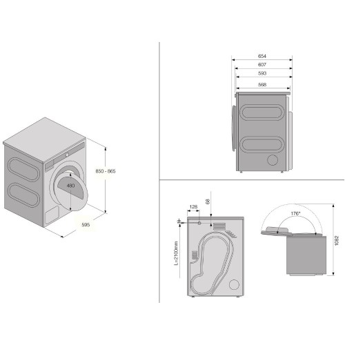 Сушильная машина Asko T408HD.W в Краснодаре