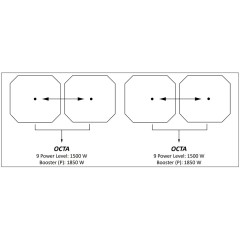 Варочная панель Falmec PIANO INDUZIONE (88 х 40) Panoramic