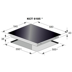 Варочная панель Kaiser KCT 6185 RotEm