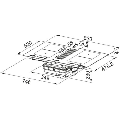 Варочная панель с вытяжкой Franke FMY 8391R HI в Краснодаре