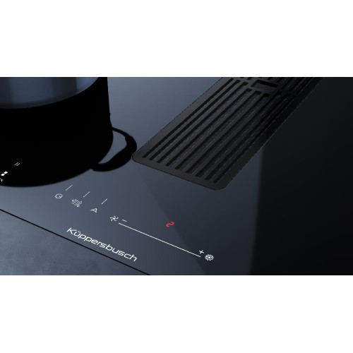 Варочная панель с вытяжкой Kuppersbusch KMI 8590.0 SR Black Chrome в Краснодаре