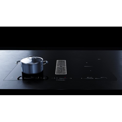 Варочная панель с вытяжкой Kuppersbusch KMI 8590.0 SR Stainless Steel в Краснодаре