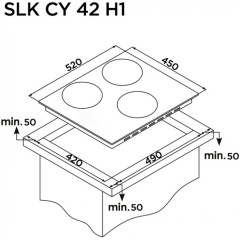Варочная панель Schaub Lorenz SLK CY 42 H1