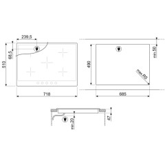 Варочная панель Smeg P875PO
