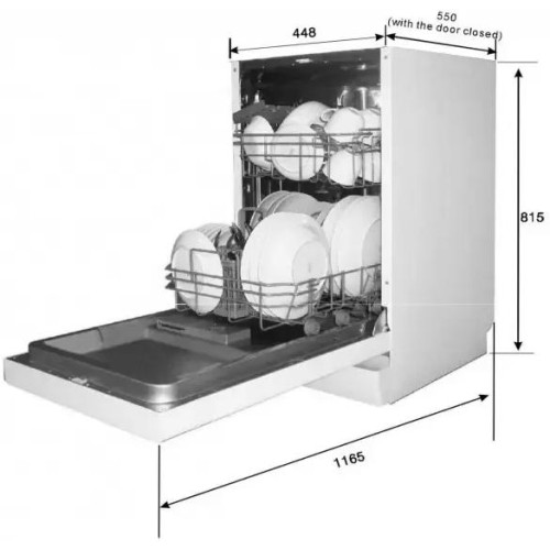 Встраиваемая посудомоечная машина Brandt VS1010J в Краснодаре