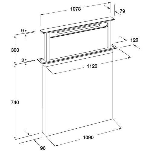 Встраиваемая вытяжка Fulgor Milano FDDH 1120 TRC X в Краснодаре