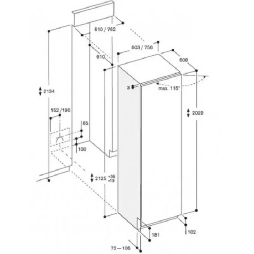 Встраиваемый холодильник Gaggenau RC 472-301 в Краснодаре