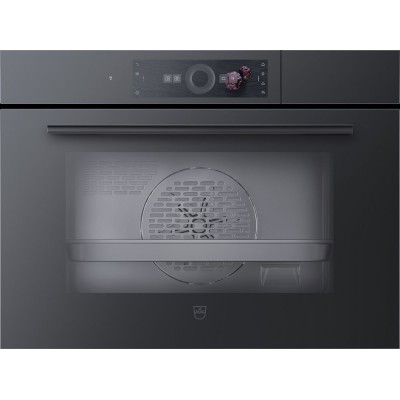 Встраиваемый паровой шкаф V-Zug CombiSteamer V4000 45 CS4T-23031 черное стекло в Краснодаре
