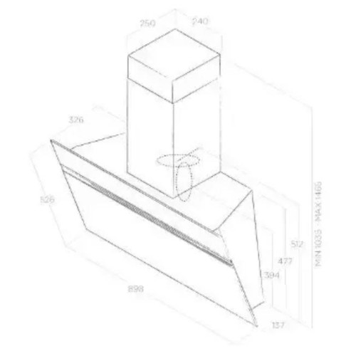 Вытяжка ELICA STRIPE URBAN CAST IRON/A/90 в Краснодаре