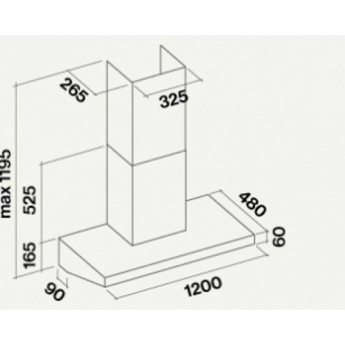 Вытяжка Falmec Marte 120 PRO в Краснодаре