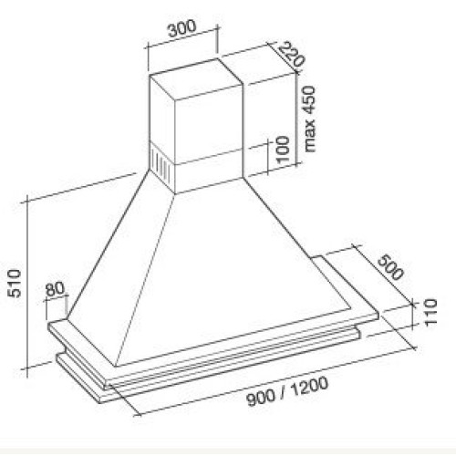Вытяжка Falmec Tempo Antico 90 (600) white в Краснодаре