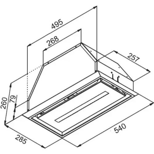 Встраиваемая вытяжка Kuppersberg INBOX 54 B в Краснодаре