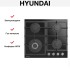 Газовая варочная панель Hyundai HHG 6436 BG в Краснодаре