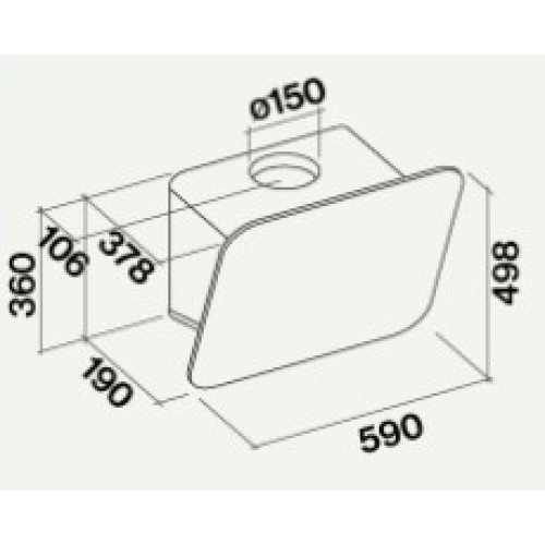 Вытяжка Falmec Tab 60 Inox Fasteel в Краснодаре