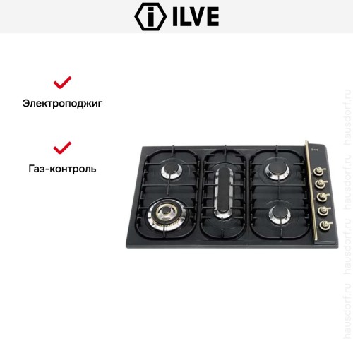 Варочная панель Ilve H38PCNV графит в Краснодаре