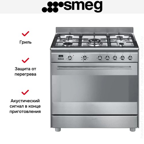 Варочный центр Smeg SUK91MFX9 в Краснодаре