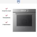 Встраиваемый паровой шкаф V-ZUG CombairSteamer V6000 60 CS6T-23038 (платиновое стекло) в Краснодаре