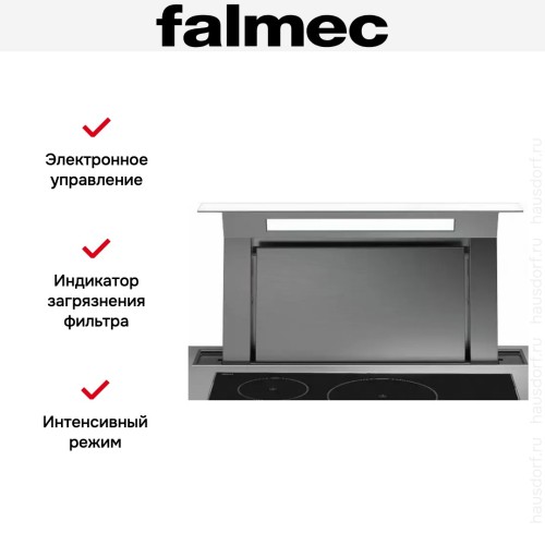 Встраиваемая вытяжка Falmec Down Draft 120 vetro ECP white в Краснодаре