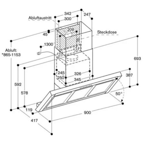 Вытяжка Gaggenau AW 250-191 в Краснодаре