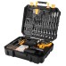 Дрель аккумуляторная DEKO DKCD 20 FU-Li 20v  2*2.0Ah кейс+193 аксессуара   063-4179