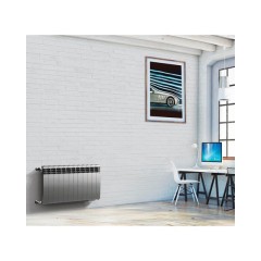Биметаллический радиатор Royal Thermo BiLiner 350 Silver Satin 6 секций