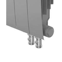 Биметаллический радиатор Royal Thermo BiLiner 350 Silver Satin 6 секций